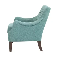 Best Kirklands Home Elle Tufted Teal Accent Chair Green