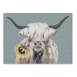 Sale Kirklands Home Ellie with a Sunflower Canvas Art Print, 24x18 in.