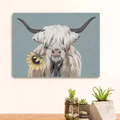 Sale Kirklands Home Ellie with a Sunflower Canvas Art Print, 24x18 in.