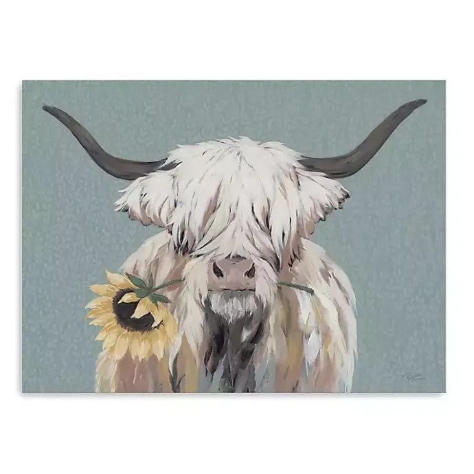 Discount Kirklands Home Ellie with a Sunflower Canvas Art Print, 32x24 in.