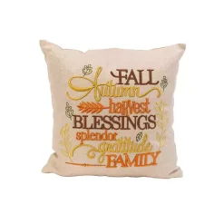 Best Kirklands Home Embroidered Fall Terms Throw Pillow