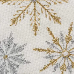 Hot Kirklands Home Embroidered Sparkle Snowflakes Napkins, Set of 6