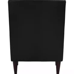 Hot Kirklands Home Emma Faux Leather Accent Chair Black