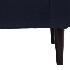 Discount Kirklands Home Emma Navy Upholstered Accent Chair Blue
