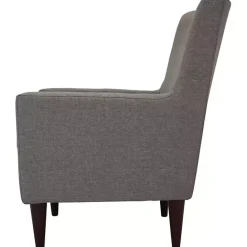 Discount Kirklands Home Emma Quartz Upholstered Accent Chair Gray