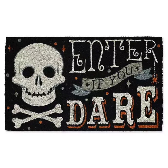 New Kirklands Home Enter If You Dare Doormat, 18x30 in.