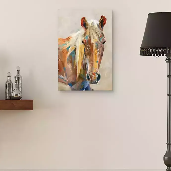Kirklands Home Equine Colors Portrait Canvas Art Print, 24x36 in.