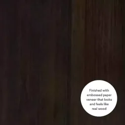 Best Kirklands Home Espresso Cube Storage Wood Desk