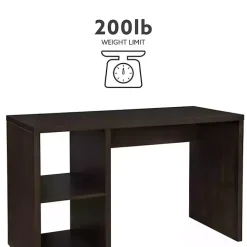 Best Kirklands Home Espresso Cube Storage Wood Desk