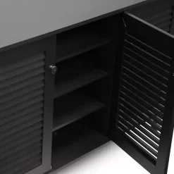 Outlet Kirklands Home Espresso 3-Door Wood Cabinet Brown