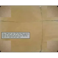 Best Kirklands Home Espresso Plank Beveled Mirror