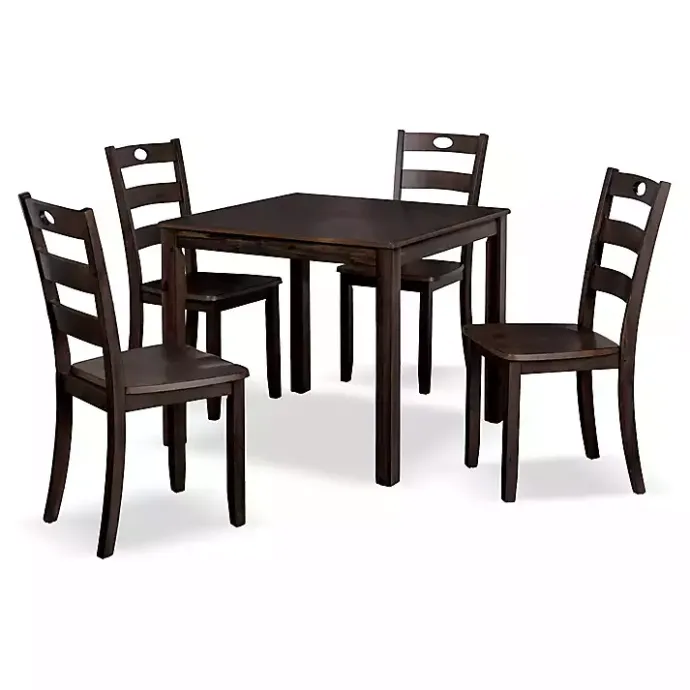 Discount Kirklands Home Espresso Wood Brooke 5-pc. Dining Furniture Set