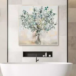 Kirklands Home Essential s I Framed Canvas Print, 35x35 in. Green