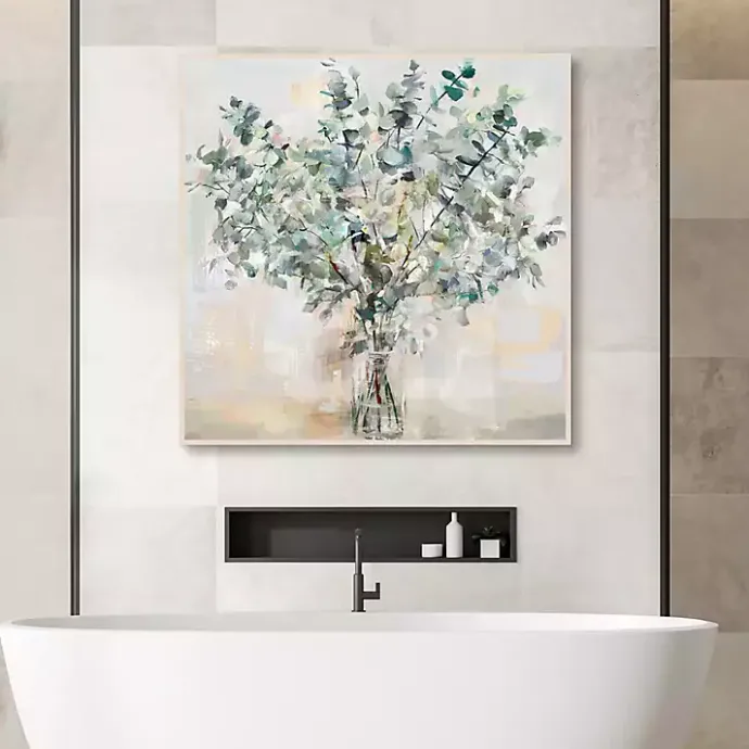 Kirklands Home Essential s I Framed Canvas Print, 35x35 in. Green