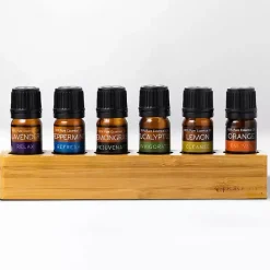 Best Kirklands Home Essential Oil Variety Pack with Bamboo Holder