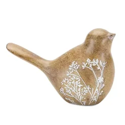 New Kirklands Home Etched Floral Bird Figurines, Set of 4