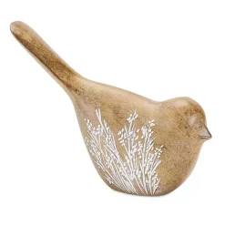 New Kirklands Home Etched Floral Bird Figurines, Set of 4