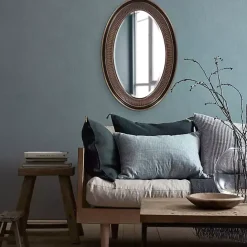 Outlet Kirklands Home Ethan Bronze Ribbed Oval Wall Mirror