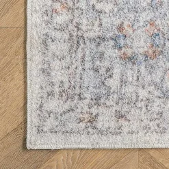 Sale Kirklands Home Etta Distressed Vintage Washable Area Rug, 5x8