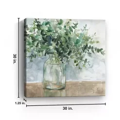 Outlet Kirklands Home Eucalyptus Bouquet Giclee Canvas Print, 30x30 in.