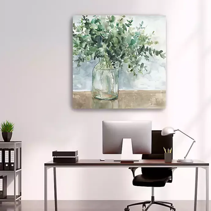 Discount Kirklands Home Eucalyptus Bouquet Giclee Canvas Print, 40x40 in.
