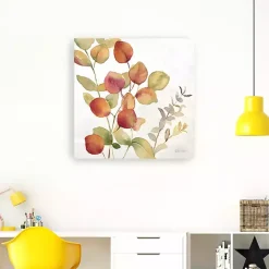 New Kirklands Home Eucalyptus Leaves Spice II Canvas Art Print