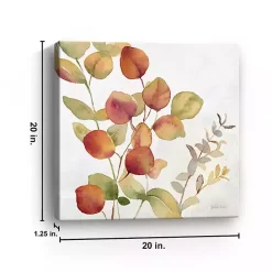 New Kirklands Home Eucalyptus Leaves Spice II Canvas Art Print