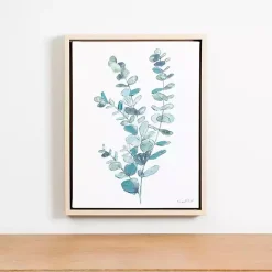 Sale Kirklands Home Eucalyptus Stem IV Framed Canvas Art Print Green
