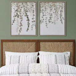 Sale Kirklands Home Eucalyptus Waterfall Canvas Art Prints, Set of 2