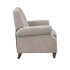 New Kirklands Home Evanston Push-Back Sand Recliner Gray