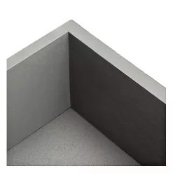 New Kirklands Home Evelina Textured Single Drawer Accent Table Gray