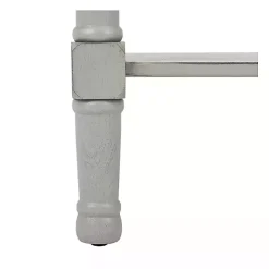 New Kirklands Home Evelina Textured Single Drawer Accent Table Gray