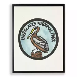 Discount Kirklands Home Everglades Pelican Framed Art Print