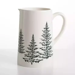 Sale Kirklands Home Evergreen Trees Pitcher