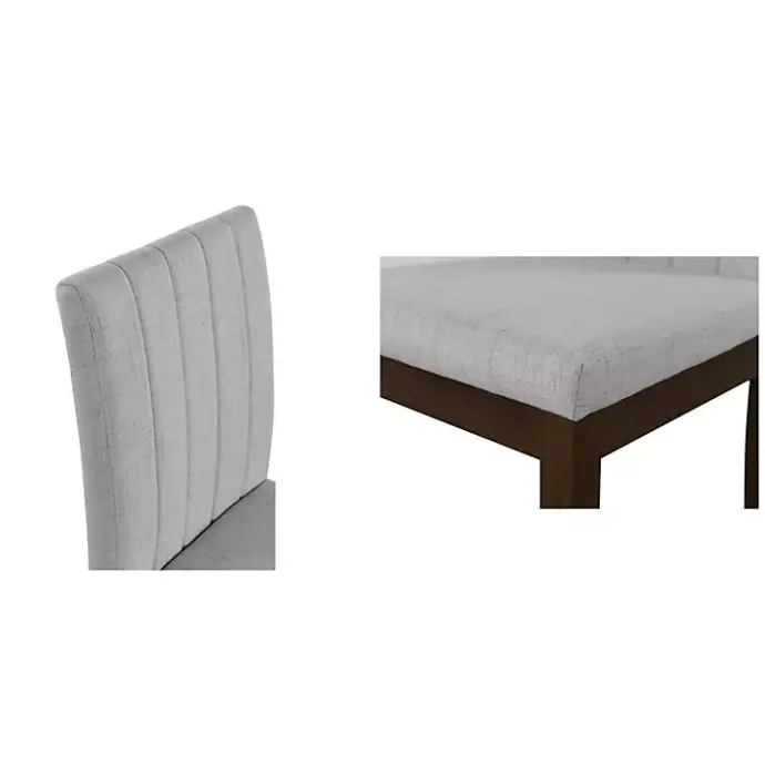 Hot Kirklands Home Everly Upholstered Dining Chairs, Set of 2 Gray