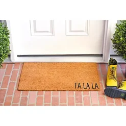 Outlet Kirklands Home Fa La La Coir Doormat