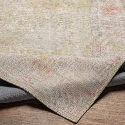 Best Kirklands Home Faded Botanical Washable Area Rug, 5x7