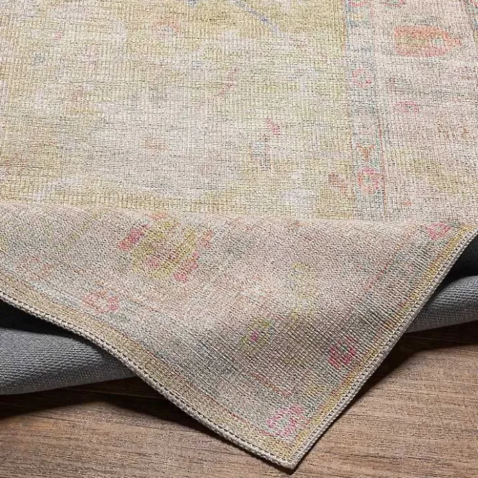 Best Kirklands Home Faded Botanical Washable Area Rug, 5x7