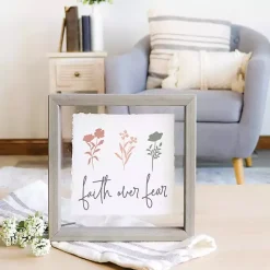 Best Kirklands Home Faith Over Fear Wall Plaque