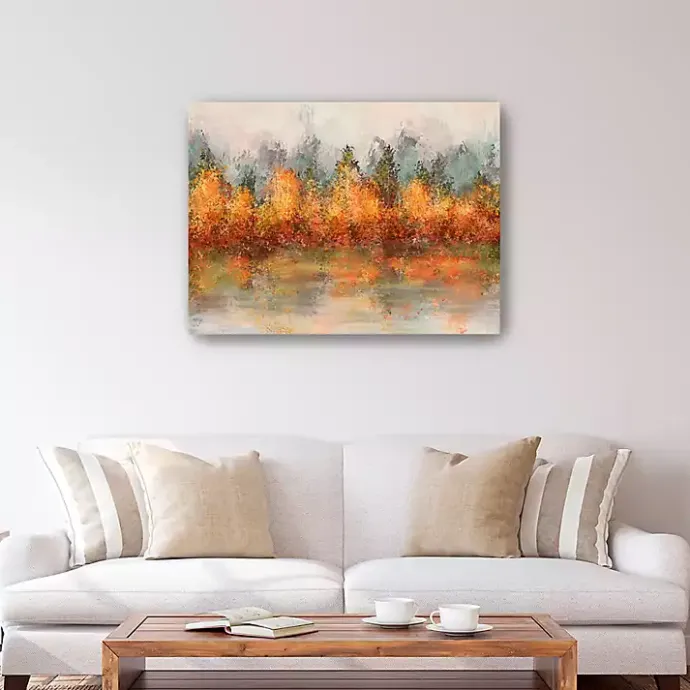 Sale Kirklands Home Fall Abstract Canvas Art Print, 40x30 in.
