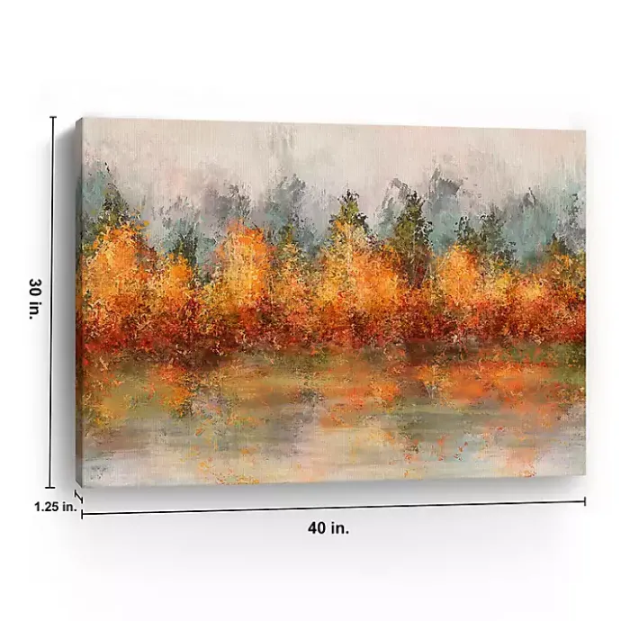 Sale Kirklands Home Fall Abstract Canvas Art Print, 40x30 in.