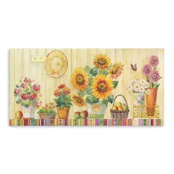 Discount Kirklands Home Fall Floral Canvas Art Print