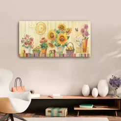Discount Kirklands Home Fall Floral Canvas Art Print