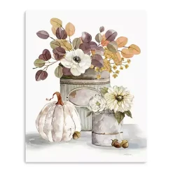 Sale Kirklands Home Fall Florals Canvas Art Print, 24x30 in.