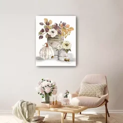 Sale Kirklands Home Fall Florals Canvas Art Print, 24x30 in.