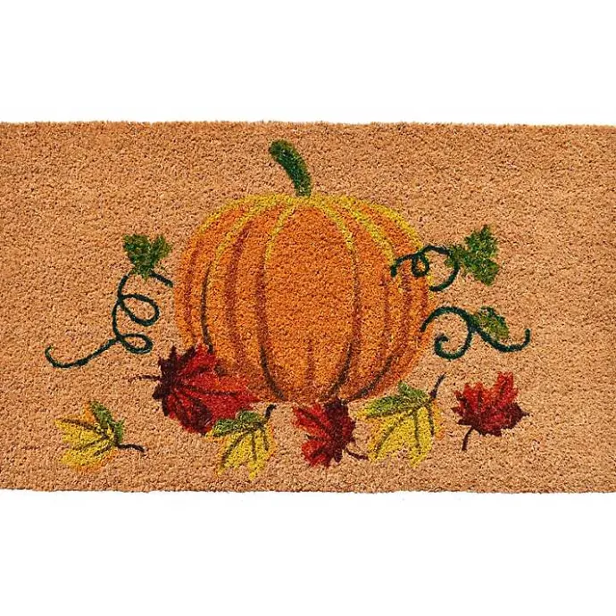 Sale Kirklands Home Fall Pumpkin Coir Doormat