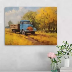 Clearance Kirklands Home Fall Truck in Field Canvas Art Print, 24x18 in.