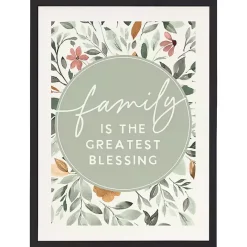 Sale Kirklands Home Family Blessing Floral Framed Wall Plaque