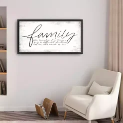 Online Kirklands Home Family Branches Framed Canvas Art Print, 42x22 in.