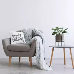 Clearance Kirklands Home Family is a Blessing Harvest Throw Pillow White